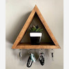 شلف (طبقه ) چوبی دیواری مثلثی یک عددی  - کد 127