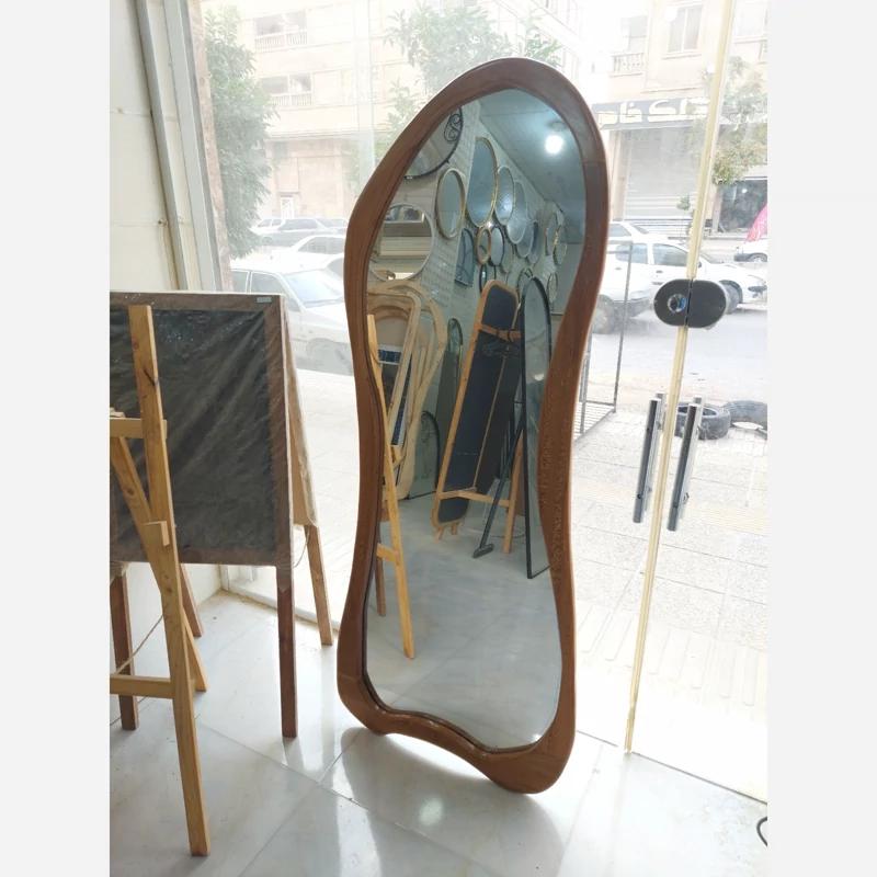 آینه قدی دفرمه چوبی  - کد 191