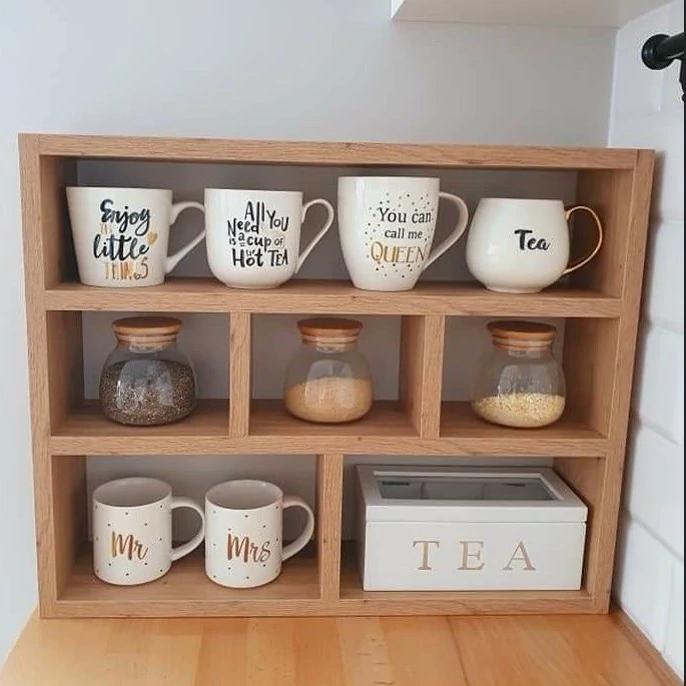 استند جا ادویه ای چوبی آشپزخانه کد 194