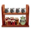 استند جای ادویه ای چوبی آشپزخانه کد 196