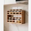 استند جای ادویه ای چوبی آشپزخانه مدل بی تا  - کد 219
