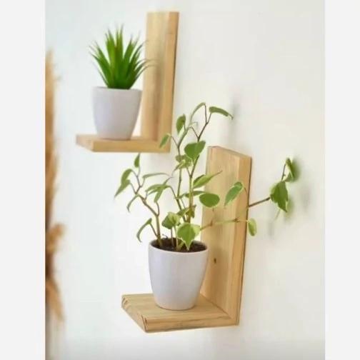 شلف (طبقه ) چوبی دیواری تکی مدل دکا کد 226