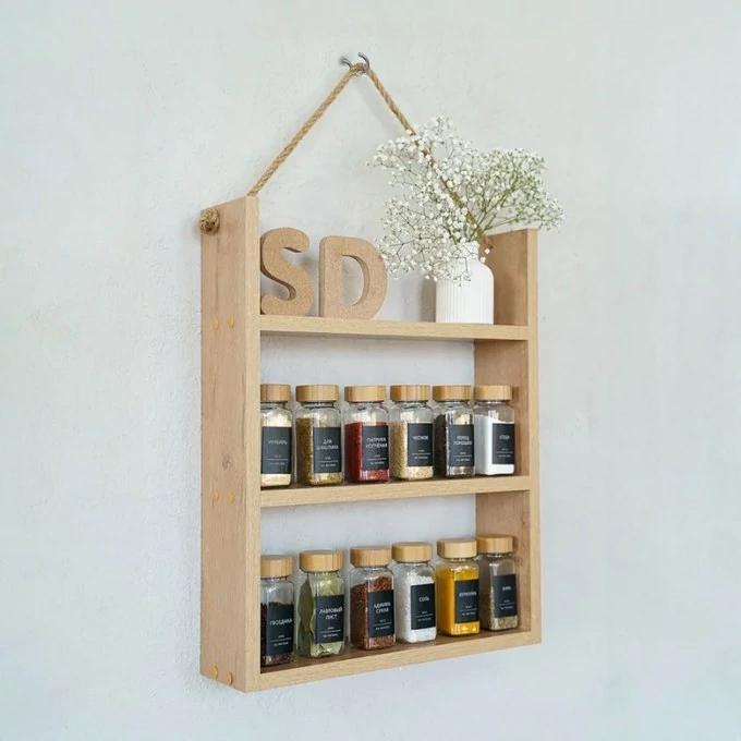 استند جا ادویه ای دیواری مدل کنفی کد 235