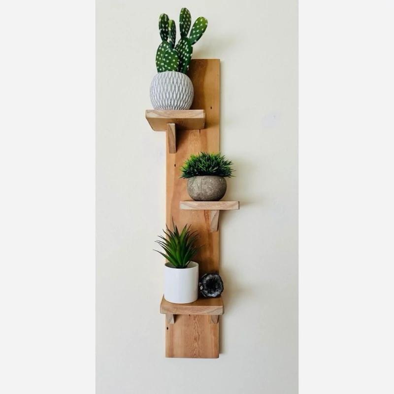 شلف ( طبقه ) چوبی دیواری ایستاده کد 238