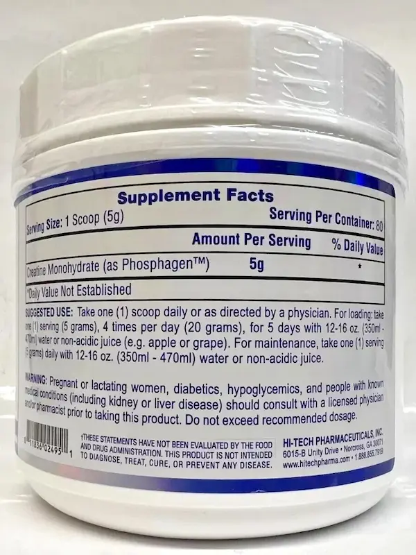 کراتین فسفاژن هایتک فارما 400 گرم HTP Creatine Monohydrate