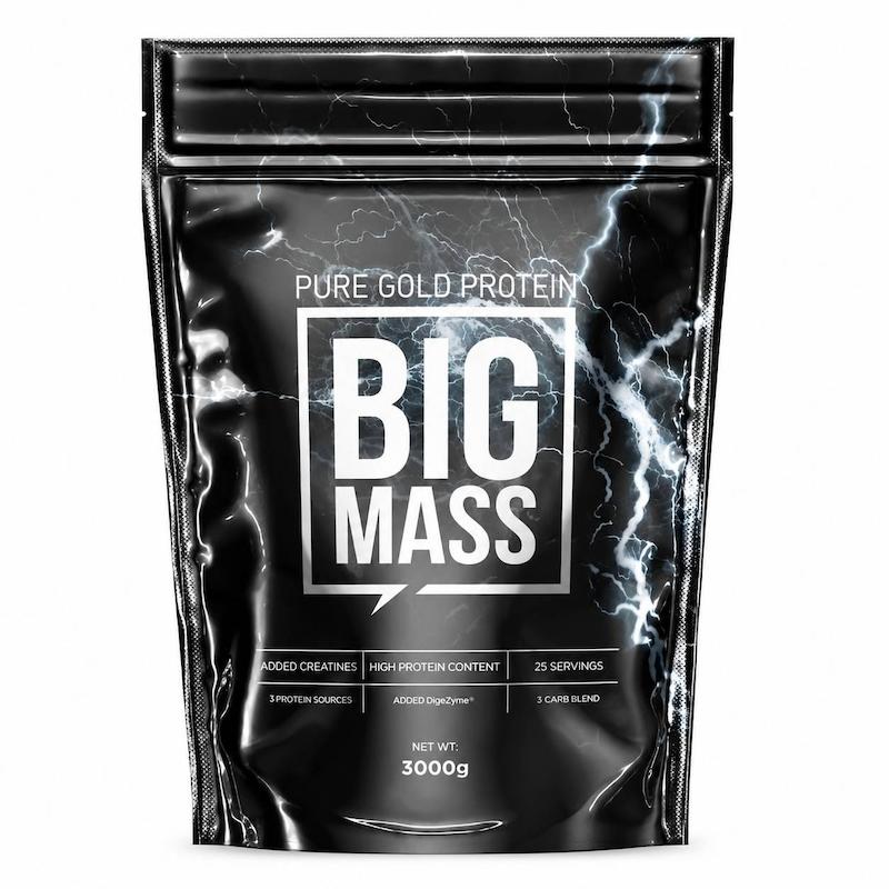 مکمل اورجینال بیگ مس پیور گلد 3 کیلوگرم  BIG MASS PURE GOLD