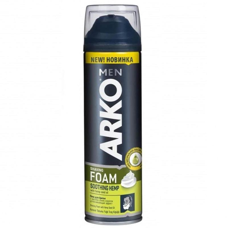 فوم اصلاح آرکو شاهدانه Arko Soothing Hemp