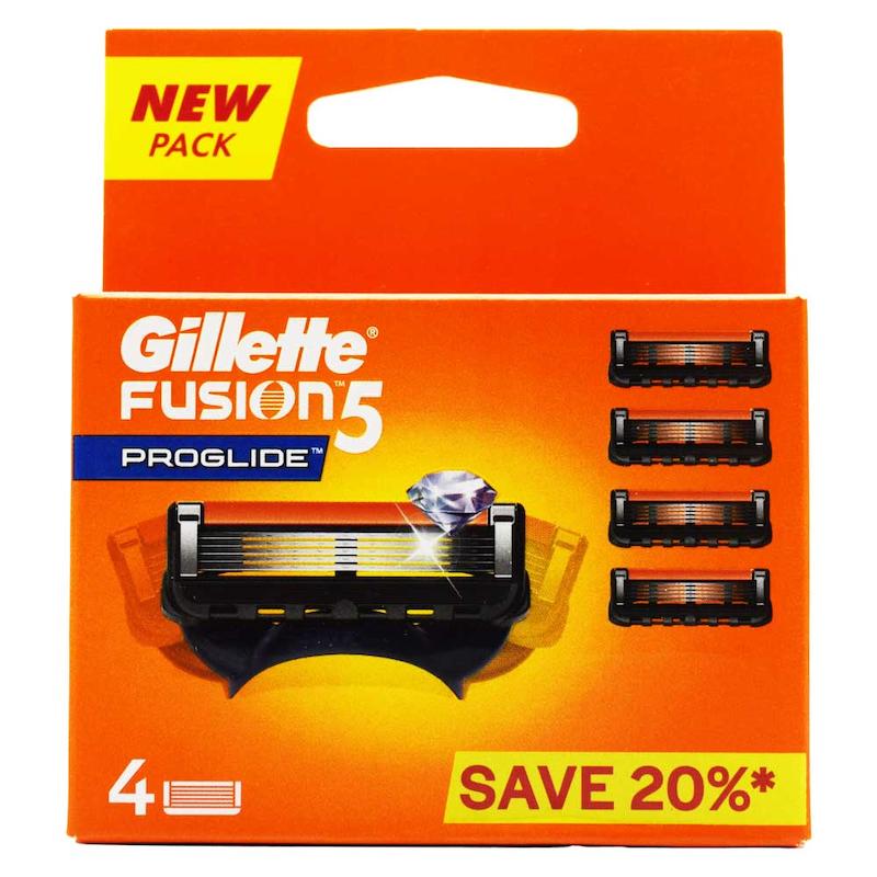 تیغ یدک ژیلت فیوژن  Fusion 5 PROGLIDE (Power) بسته 4 عددی اورجینال