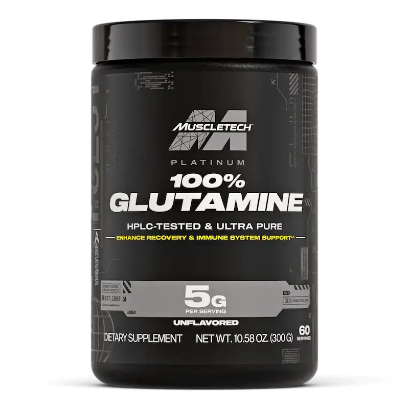 مکمل اورجینال گلوتامین پلاتینیوم ماسل تک ۳۰۰ گرم  MuscleTech Platinum 100% Glutamine