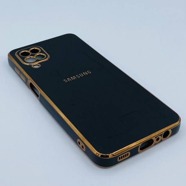مشخصات و خرید قاب گوشی Galaxy A12 سامسونگ طرح ژله ای مای کیس گلد لاین دور طلایی محافظ لنز دار رنگ مشکی ، خرید قاب گوشی Galaxy A12 سامسونگ طرح ژله ای مای کیس گلد لاین دور طلایی محافظ لنز دار رنگ مشکی از فروشگاه سام فون ، قیمت قاب گوشی Galaxy A12 سامسونگ طرح ژله ای مای کیس گلد لاین دور طلایی محافظ لنز دار رنگ مشکی