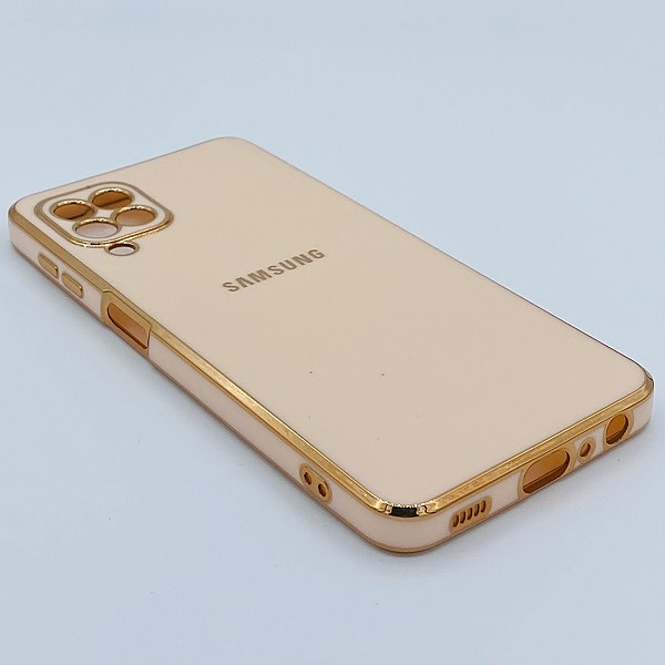 مشخصات و خرید قاب گوشی Galaxy A22 4G - Galaxy M32 4G سامسونگ طرح ژله ای مای کیس گلد لاین دور طلایی محافظ لنز دار رنگ کالباسی ، خرید قاب گوشی Galaxy A22 4G - Galaxy M32 4G سامسونگ طرح ژله ای مای کیس گلد لاین دور طلایی محافظ لنز دار رنگ کالباسی از فروشگاه سام فون ، قیمت قاب گوشی Galaxy A22 4G - Galaxy M32 4G سامسونگ طرح ژله ای مای کیس گلد لاین دور طلایی محافظ لنز دار رنگ کالباسی