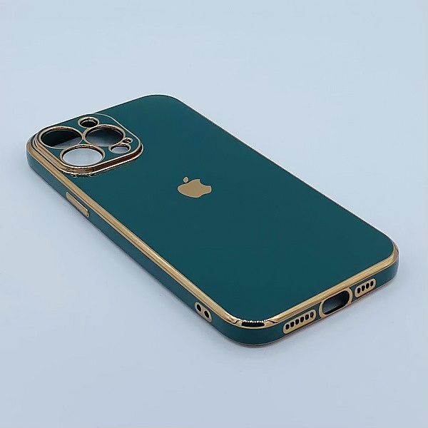 مشخصات و خرید قاب گوشی iPhone 13 pro max آیفون طرح ژله ای مای کیس گلد لاین دور طلایی محافظ لنز دار رنگ سبز تیره ، خرید قاب گوشی iPhone 13 pro max آیفون طرح ژله ای مای کیس گلد لاین دور طلایی محافظ لنز دار رنگ سبز تیره از فروشگاه سام فون ، قیمت قاب گوشی iPhone 13 pro max آیفون طرح ژله ای مای کیس گلد لاین دور طلایی محافظ لنز دار رنگ سبز تیره