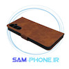 کیف چرمی گوشی موبایل Galaxy A25 سامسونگ کلاسوری اورجینال مدل SPORT 2025 در رنگ قهوه ای کد 92
