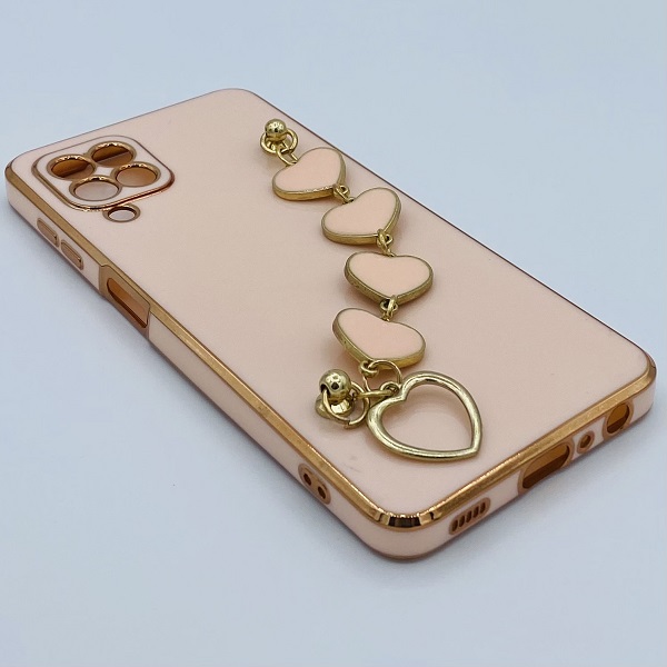 مشخصات و خرید قاب گوشی Galaxy A22 4G سامسونگ طرح مای کیس گلد لاین لاکچری دستبندی زنجیری قلبی آویزدار محافظ لنز دار کالباسی ، خرید قاب گوشی Galaxy A22 4G سامسونگ طرح مای کیس گلد لاین لاکچری دستبندی زنجیری قلبی آویزدار محافظ لنز دار کالباسی از فروشگاه سام فون ، قیمت قاب گوشی Galaxy A22 4G سامسونگ طرح مای کیس گلد لاین لاکچری دستبندی زنجیری قلبی آویزدار محافظ لنز دار کالباسی
