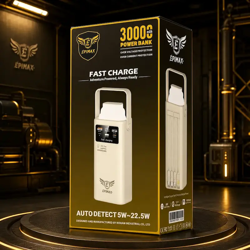 پاوربانک اپیمکس فست شارژ 30000 میلی آمپر EP- 216