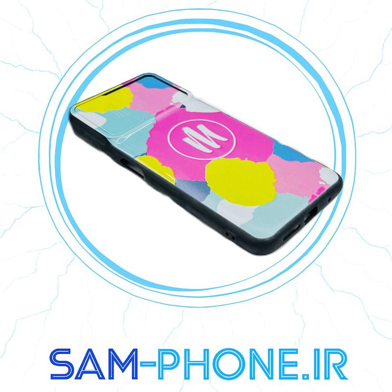 قاب گوشی Poco M3 - Redmi 9T شیائومی طرح آبرنگی لنز کشویی کد 10469