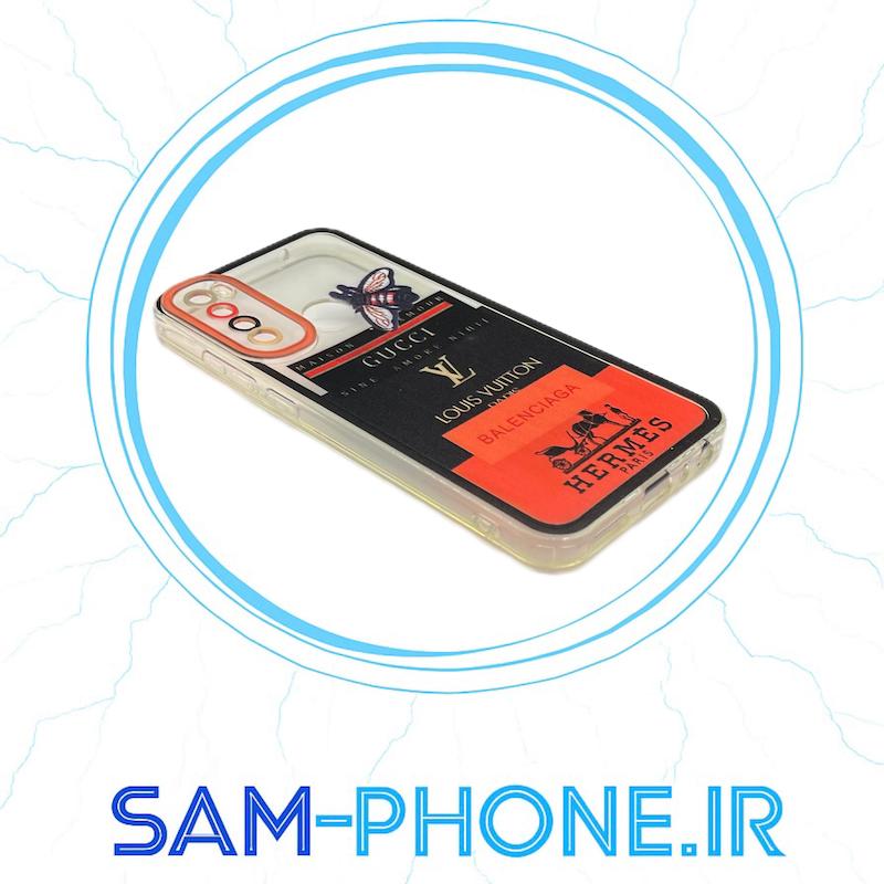 قاب گوشی Redmi Note 8 شیائومی ژله ای طرح دار شفاف محافظ لنز دار LV کد 10517