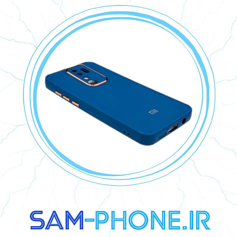 قاب گوشی Redmi Note 8 Pro شیائومی سیلیکونی راک متال کیس محافظ لنزدار سرمه ای کد 10525