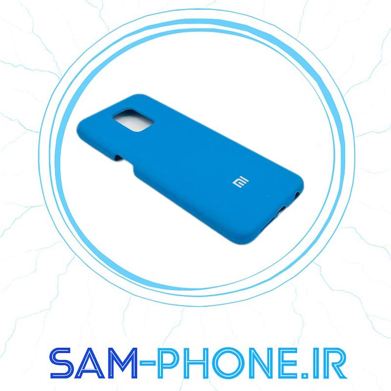 قاب گوشی  Xiaomi Redmi Note 9S - Redmi Note 9 Pro شیائومی سیلیکونی اورجینال پاک کنی درجه یک آبی کد 10544