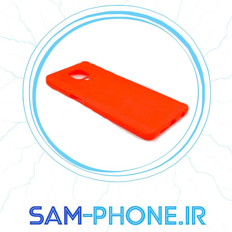 قاب گوشی Redmi Note 9S - Redmi Note 9 Pro شیائومی سیلیکونی راک زیر بسته محافظ لنز دار قرمز کد 10556