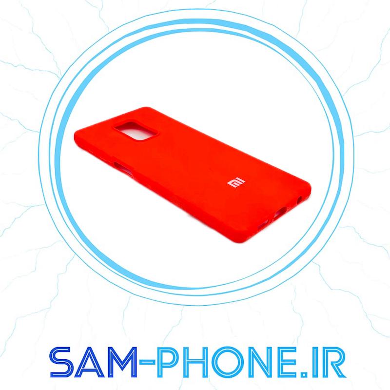 قاب گوشی Redmi Note 9S - Redmi Note 9 Pro شیائومی سیلیکونی راک زیر بسته محافظ لنز دار قرمز کد 10557