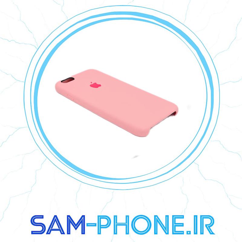 قاب گوشی iPhone 6 - iPhone 6s آیفون سیلیکونی اورجینال سورا SORA پاک کنی درجه یک زیربسته محافظ لنز دار صورتی کد 10587