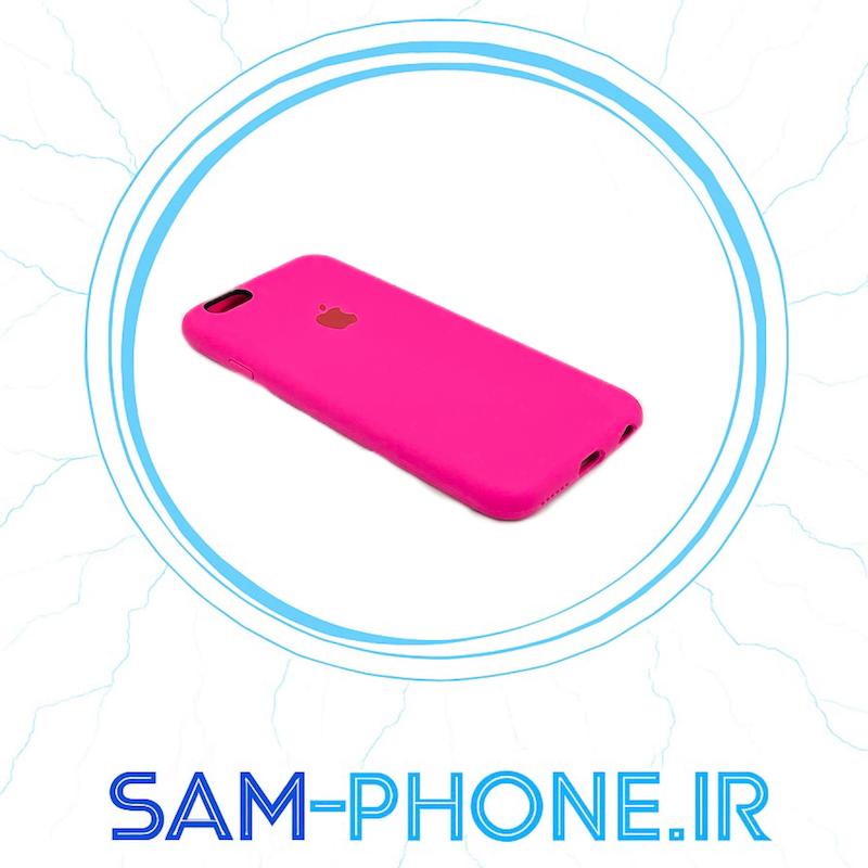قاب گوشی iPhone 6 - iPhone 6s آیفون سیلیکونی اورجینال سورا SORA پاک کنی درجه یک زیربسته محافظ لنز دار صورتی کد 10591