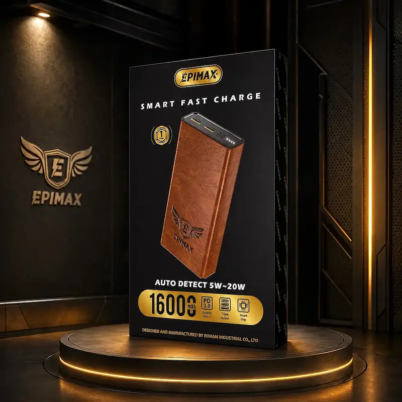 پاوربانک اپیمکس 16000 میلی آمپر EP-210 کد 10701