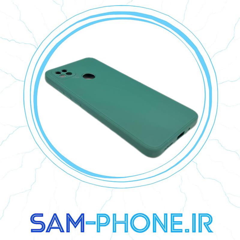 قاب گوشی Xiaomi Redmi 9C - Redmi 10A - Poco C3 شیائومی سیلیکونی راک زیر بسته محافظ لنز دار سبز کد 10721