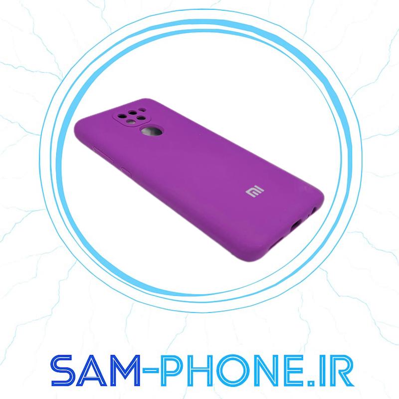 قاب گوشی Redmi 10X - Redmi Note 9 شیائومی سیلیکونی اورجینال سورا SORA پاک کنی درجه یک زیربسته محافظ لنز دار بنفش کد 10745