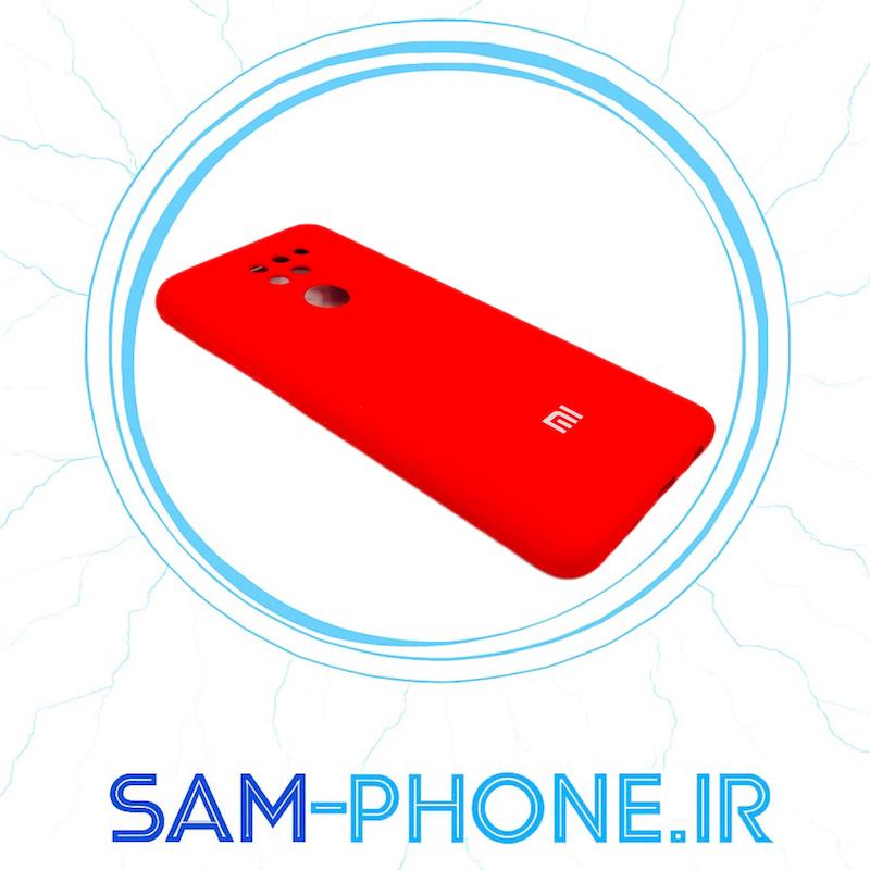 قاب گوشی Redmi 10X - Redmi Note 9 شیائومی سیلیکونی اورجینال سورا SORA پاک کنی درجه یک زیربسته محافظ لنز دار قرمز کد 10747