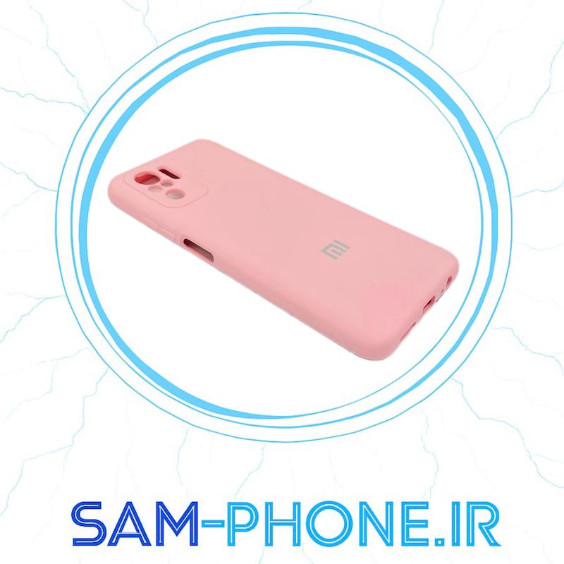 قاب گوشی Xiaomi Redmi Note 10 4G - Redmi Note 10S - Poco M5S شیائومی سیلیکونی راک زیر بسته محافظ لنز دار صورتی کد 10755