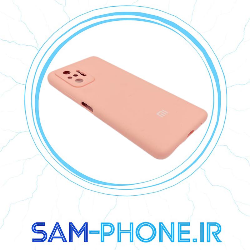 قاب گوشی Xiaomi Redmi Note 10 Pro 4G - Redmi Note 10 Pro Max شیائومی سیلیکونی پاک کنی اورجینال زیر بسته محافظ لنز دار صورتی کد 10801