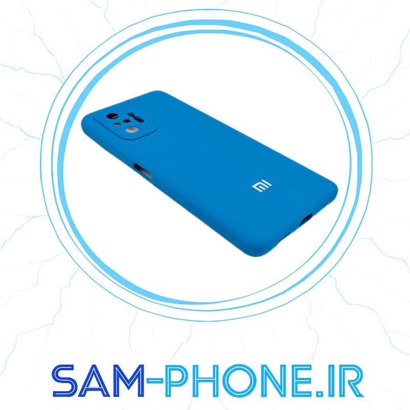 قاب گوشی Xiaomi Redmi Note 10 Pro 4G - Redmi Note 10 Pro Max شیائومی سیلیکونی پاک کنی اورجینال زیر بسته محافظ لنز دار آبی کد 10802