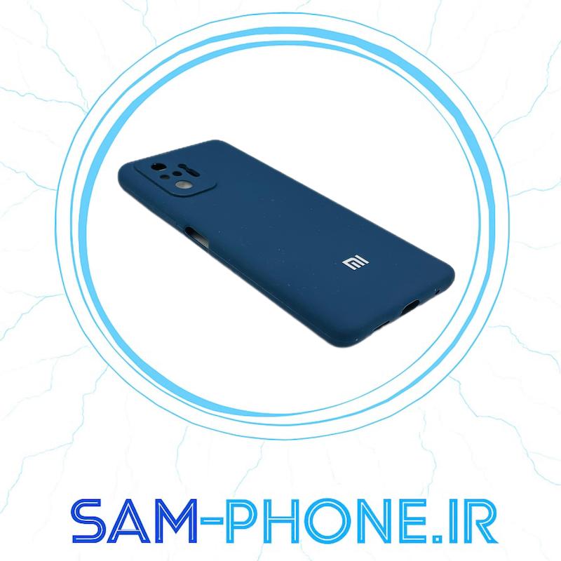 قاب گوشی Xiaomi Redmi Note 10 Pro 4G - Redmi Note 10 Pro Max شیائومی سیلیکونی پاک کنی اورجینال زیر بسته محافظ لنز دار سرمه ای کد 10803