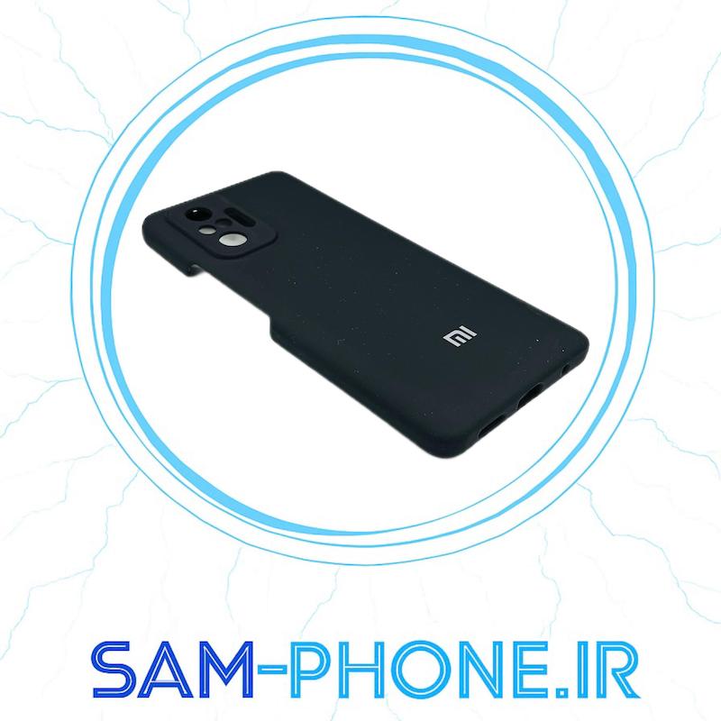 قاب گوشی Xiaomi Redmi Note 10 Pro 4G - Redmi Note 10 Pro Max شیائومی سیلیکونی پاک کنی اورجینال زیر بسته محافظ لنز دار مشکی کد 10804
