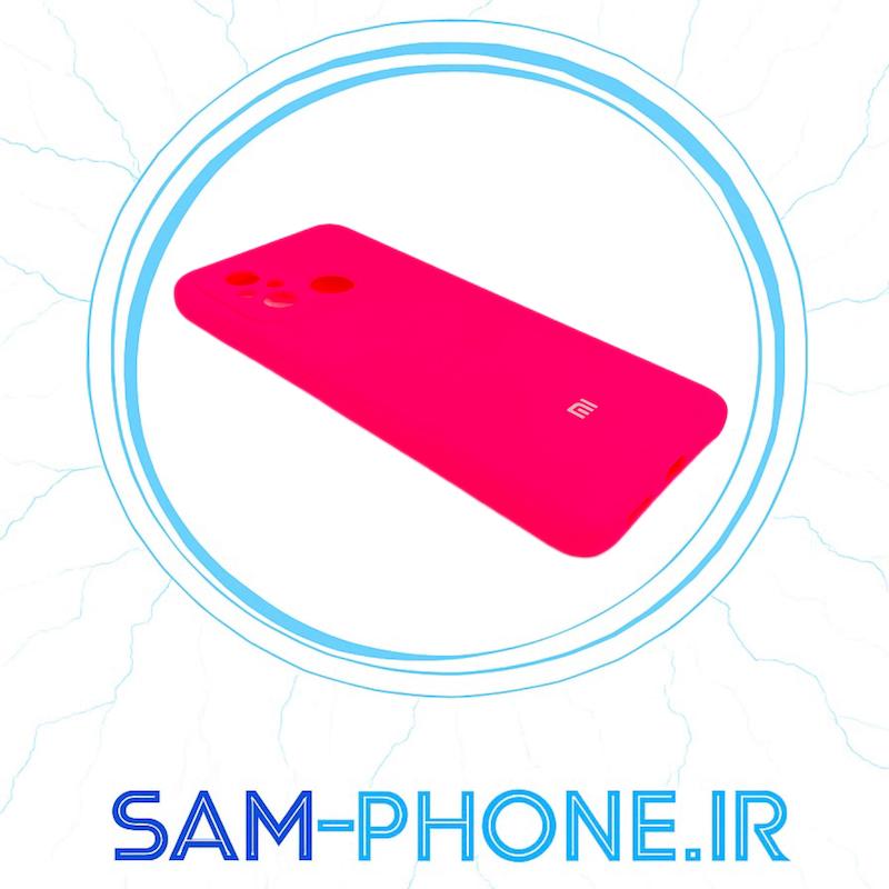 قاب گوشی Xiaomi Redmi 12C - Poco C55 - Redmi 11A شیائومی سیلیکونی پاک کنی اورجینال زیر بسته محافظ لنز دار صورتی کد 10819