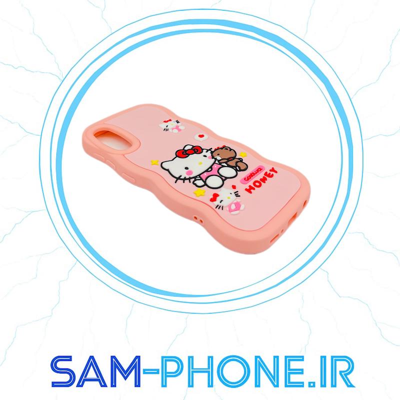 قاب گوشی Galaxy A30S - Galaxy A50S - Galaxy A50 سامسونگ طرح سیلیکونی Solid عروسکی برجسته محافظ لنزدار صورتی کد 10843