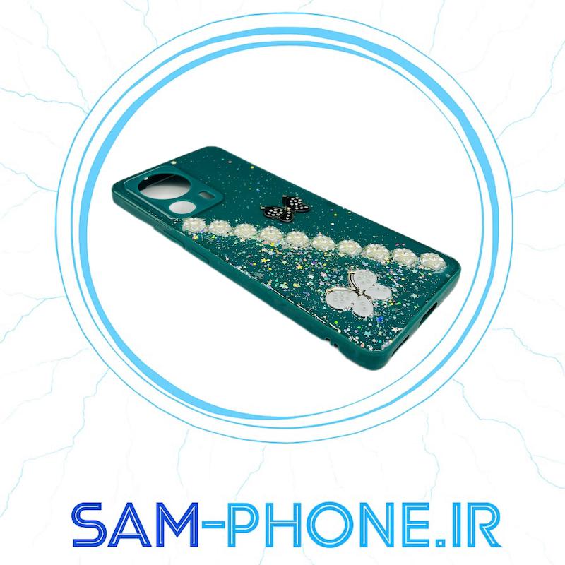 قاب گوشی Xiaomi 13 Lite شیائومی طرح رزینی ژله ای سه بعدی برجسته عروسکی محافظ لنز دار کد 10875
