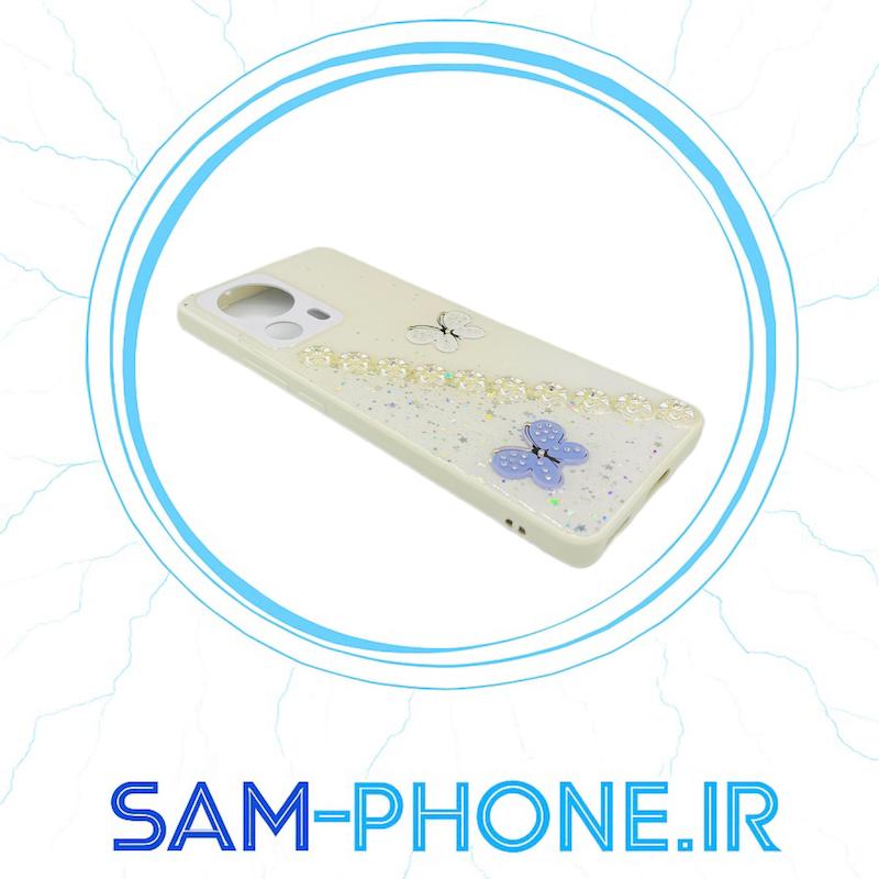 قاب گوشی Xiaomi 13 Lite شیائومی طرح رزینی ژله ای سه بعدی برجسته عروسکی محافظ لنز دار کد 10877