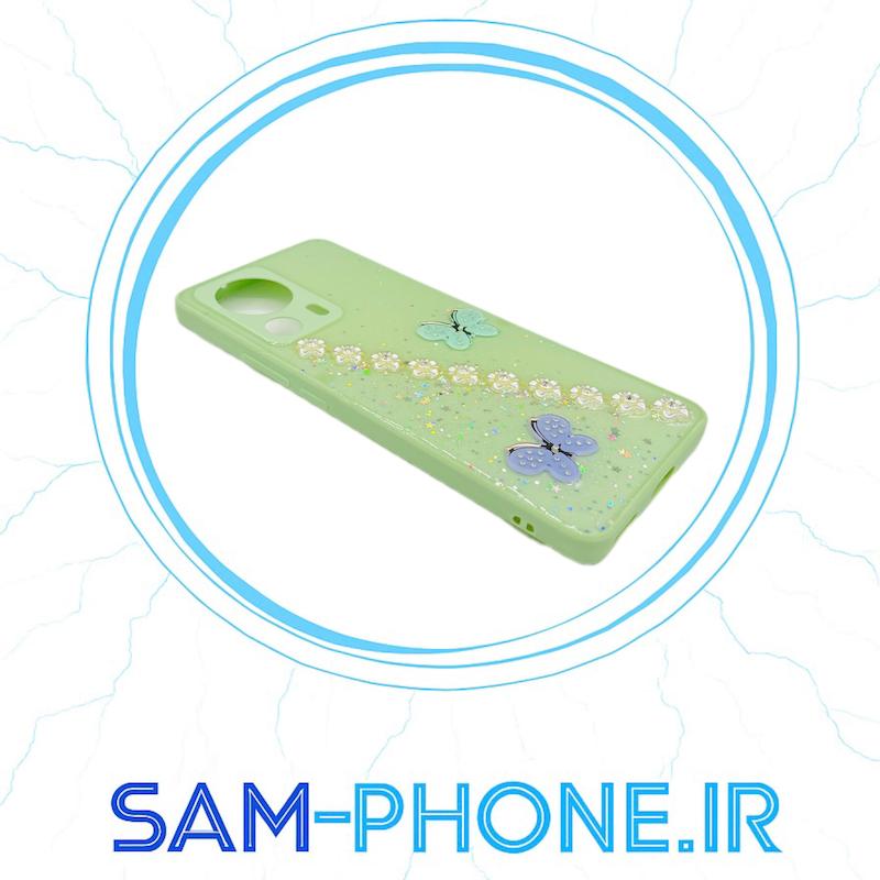 قاب گوشی Xiaomi 13 Lite شیائومی طرح رزینی ژله ای سه بعدی برجسته عروسکی محافظ لنز دار کد 10878