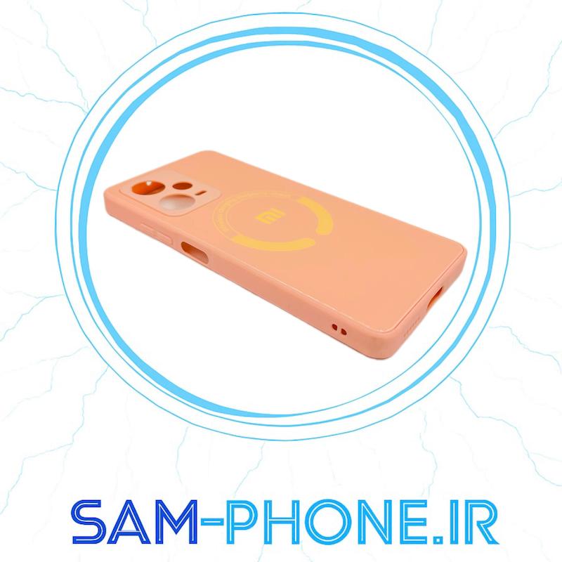 قاب گوشی Xiaomi Redmi Note 12 Pro Plus 5G - Redmi Note 12 Explorer شیائومی مدل WIreless charging magnetic sheet ضد خش پشت گلس شیشه ای شارژ وایرلس محافظ لنز دار کالباسی کد 10926