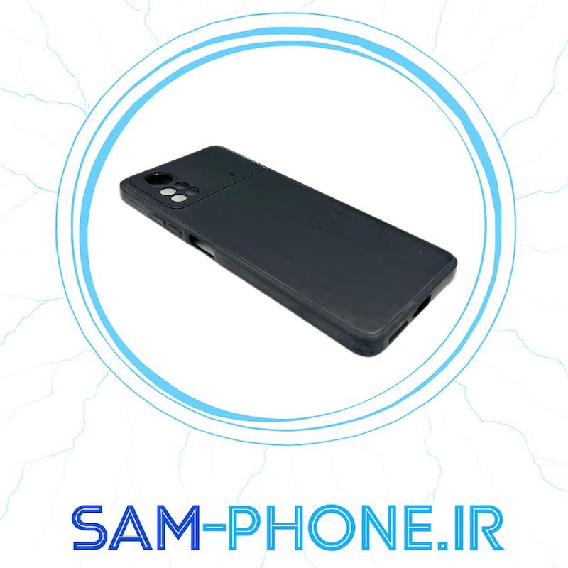 قاب گوشی Poco X4 Pro شیائومی سیلیکونی های کپی زیربسته محافظ لنز دار مشکی کد 10981