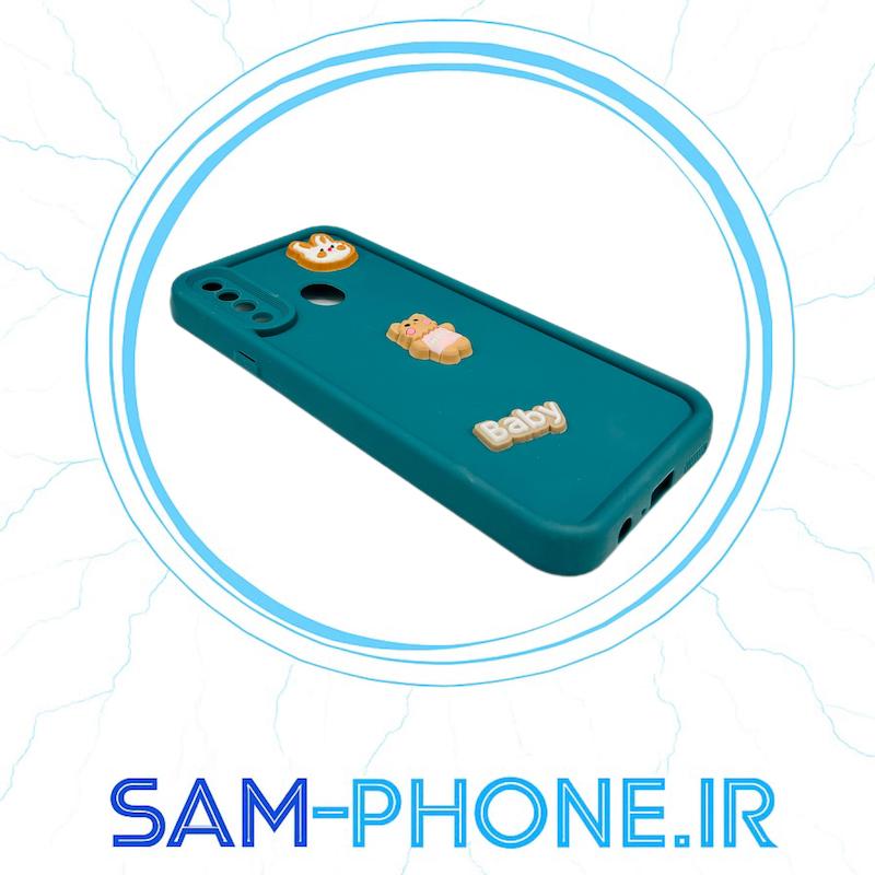 قاب گوشی Galaxy A20S سامسونگ طرح سیلیکونی Solid عروسکی برجسته محافظ لنزدار کد 11036