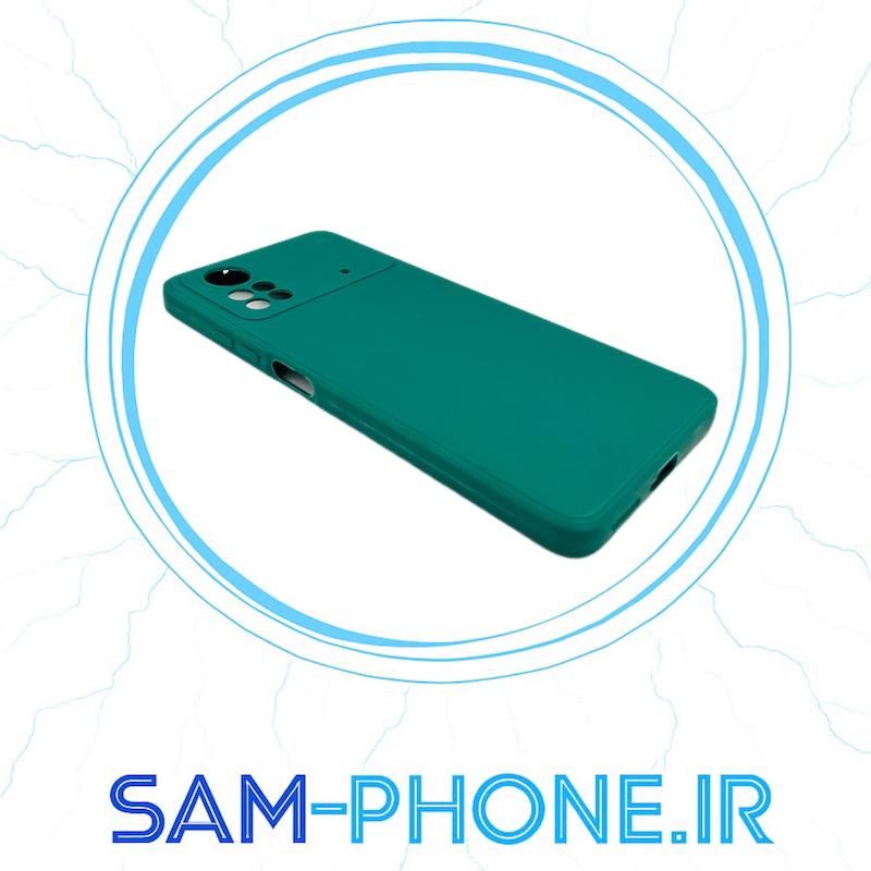 قاب گوشی Poco M4 Pro 4G شیائومی سیلیکونی های کپی زیربسته محافظ لنز دار سبز کد 11038