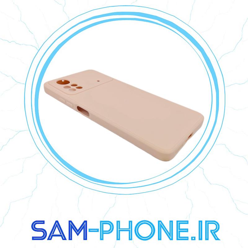قاب گوشی Poco M4 Pro 4G شیائومی سیلیکونی های کپی زیربسته محافظ لنز دار صورتی کد 11044