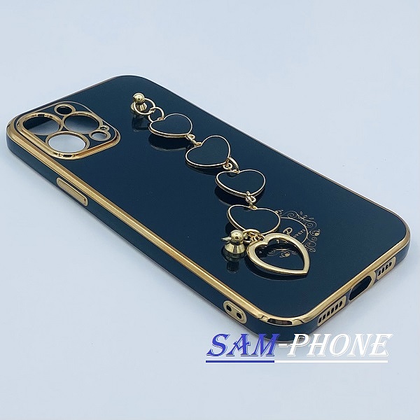 مشخصات و خرید قاب گوشی Iphone 12 pro max آیفون طرح مای کیس گلد لاین لاکچری دستبندی زنجیری قلبی آویزدار محافظ لنز دار مشکی ، خرید قاب گوشی Iphone 12 pro max آیفون طرح مای کیس گلد لاین لاکچری دستبندی زنجیری قلبی آویزدار محافظ لنز دار مشکی از فروشگاه سام فون ، قیمت قاب گوشی Iphone 12 pro max آیفون طرح مای کیس گلد لاین لاکچری دستبندی زنجیری قلبی آویزدار محافظ لنز دار مشکی