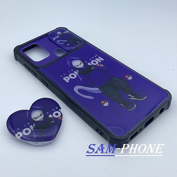 مشخصات و خرید قاب گوشی Galaxy A02S - Galaxy A03S سامسونگ پشت شیشه ای طرح عروسکی پاپ سوکت دار قلبی ایربگ دار محافظ لنز دار کشویی ، خرید قاب گوشی Galaxy A02S - Galaxy A03S سامسونگ پشت شیشه ای طرح عروسکی پاپ سوکت دار قلبی ایربگ دار محافظ لنز دار کشویی از فروشگاه سام فون ، قیمت قاب گوشی Galaxy A02S - Galaxy A03S سامسونگ پشت شیشه ای طرح عروسکی پاپ سوکت دار قلبی ایربگ دار محافظ لنز دار کشویی