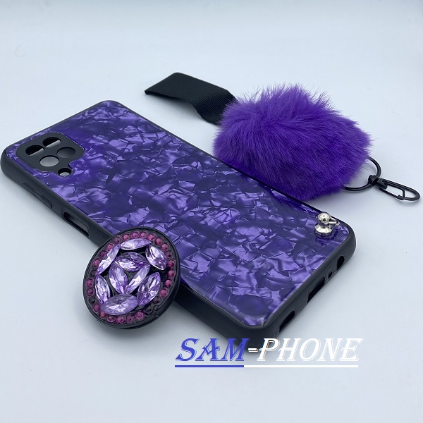 مشخصات و خرید قاب گوشی Galaxy A12 سامسونگ اورجینال طرح ماربل به همراه بند پام پام و پاپ سوکت الماسی بنفش ، خرید قاب گوشی Galaxy A12 سامسونگ اورجینال طرح ماربل به همراه بند پام پام و پاپ سوکت الماسی بنفش از فروشگاه سام فون ، قیمت قاب گوشی Galaxy A12 سامسونگ اورجینال طرح ماربل به همراه بند پام پام و پاپ سوکت الماسی بنفش ، ارزانترین قیمت قاب گوشی Galaxy A12 سامسونگ اورجینال طرح ماربل به همراه بند پام پام و پاپ سوکت الماسی بنفش