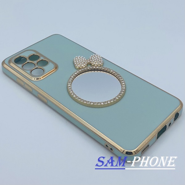 مشخصات و خرید قاب گوشی Galaxy A52 4G - Galaxy A52 5G - Galaxy A52S سامسونگ مای کیس گلد لاین دور طلایی محافظ لنز دار آینه ای پاپیونی نگیندار فیروزه ای ، خرید قاب گوشی Galaxy A52 4G - Galaxy A52 5G - Galaxy A52S سامسونگ مای کیس گلد لاین دور طلایی محافظ لنز دار آینه ای پاپیونی نگیندار فیروزه ای از فروشگاه سام فون ، قیمت قاب گوشی Galaxy A52 4G - Galaxy A52 5G - Galaxy A52S سامسونگ مای کیس گلد لاین دور طلایی محافظ لنز دار آینه ای پاپیونی نگیندار فیروزه ای